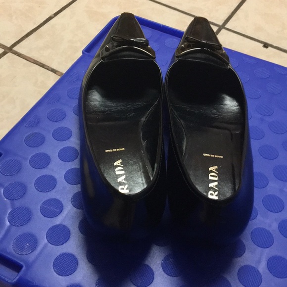 Prada Pointed Toe Flats tiny heel - Picture 5 of 6